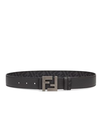 Fendi Leather Belt Black