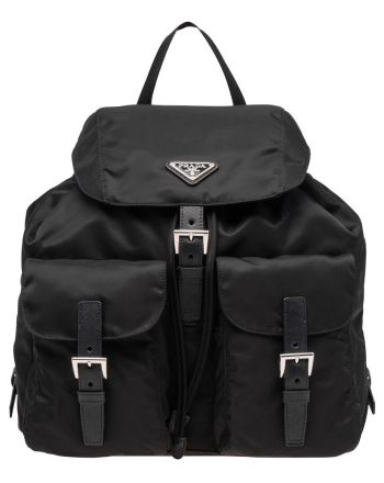 Prada Fabric Backpack 1BZ811 Black