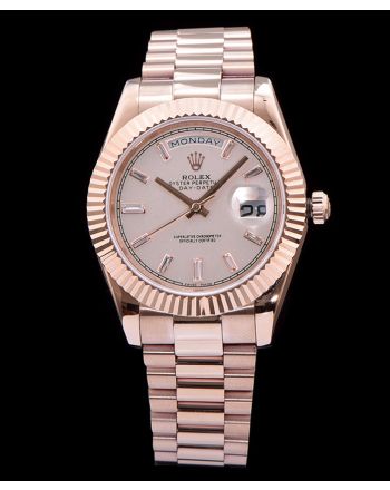 Rolex Stainless Steel Automatic Watch Golden