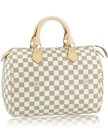 Louis Vuitton Damier Canvas Speedy N41535 White